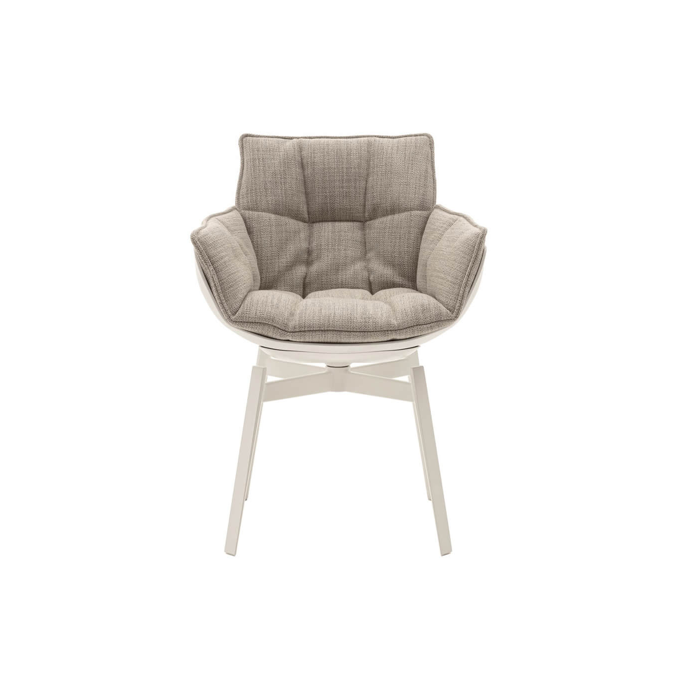 HUSK avec accoudoirs Rattier Astro Corde B&B ITALIA
