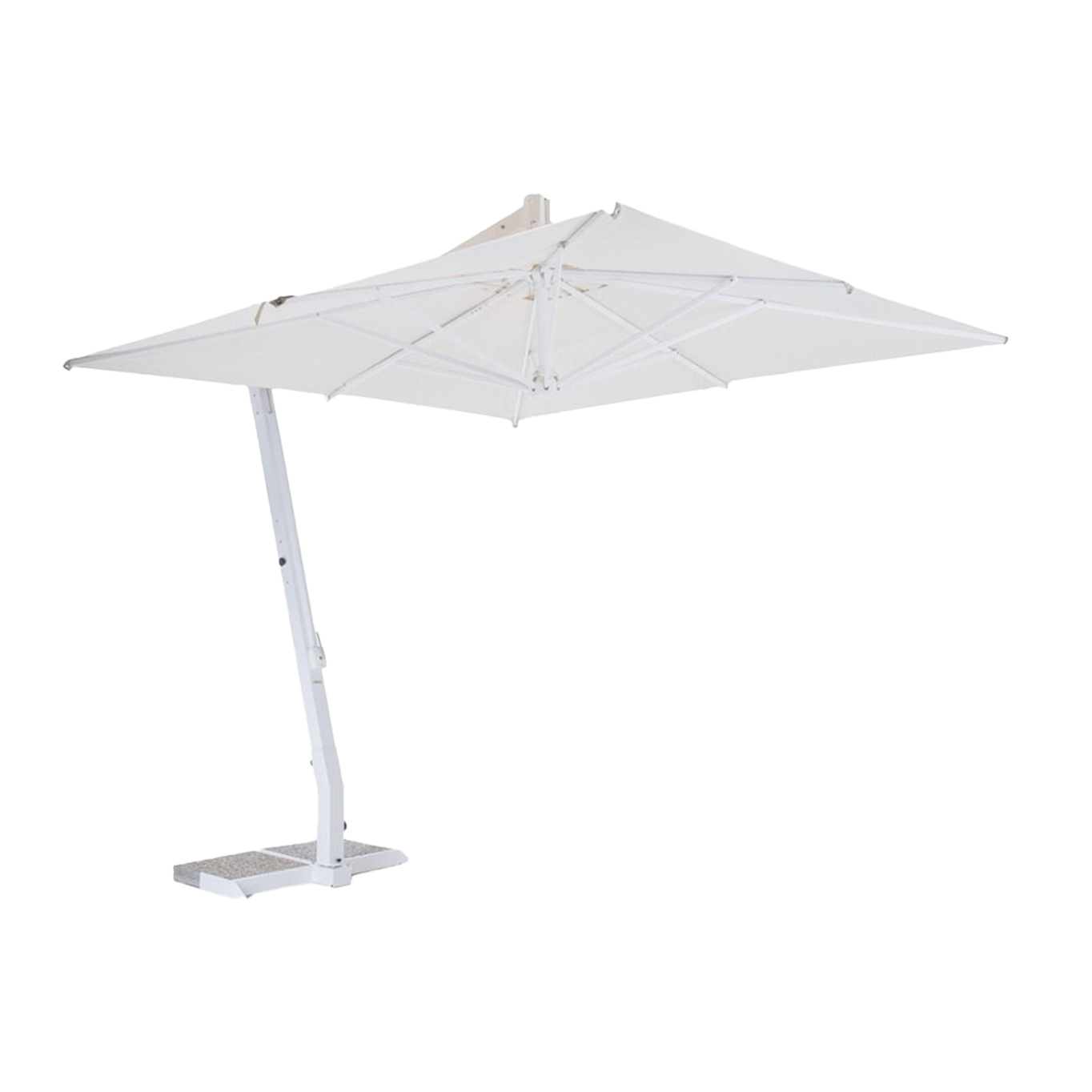 Outdoor Accessories SALENTO Sunshade with side pole White Aluminium UNOPIÙ