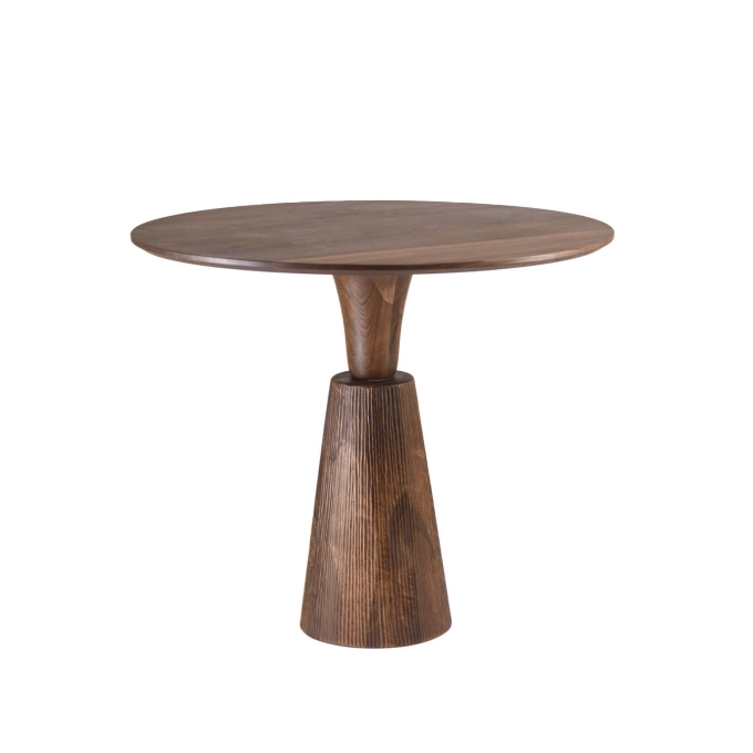 Table POINTE Ø 85 Noyer ZANAT