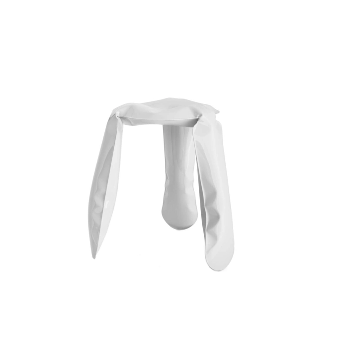 Stool PLOPP STANDARD White glossy ZIETA