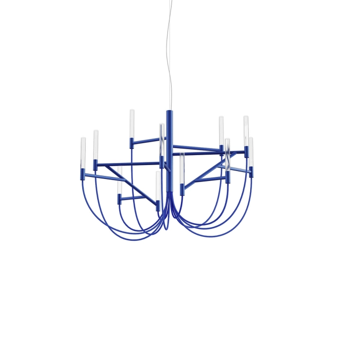Suspension ALLUMETTE M Bleu FOSCARINI
