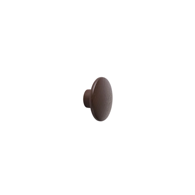 Patère Design Patère DOTS Ø 6,5 Marron Rouge MUUTO