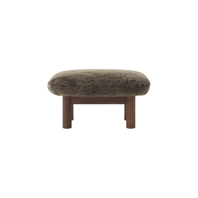 Pouf BRASILIA Noyer/ Sheepskin Root AUDO COPENHAGEN