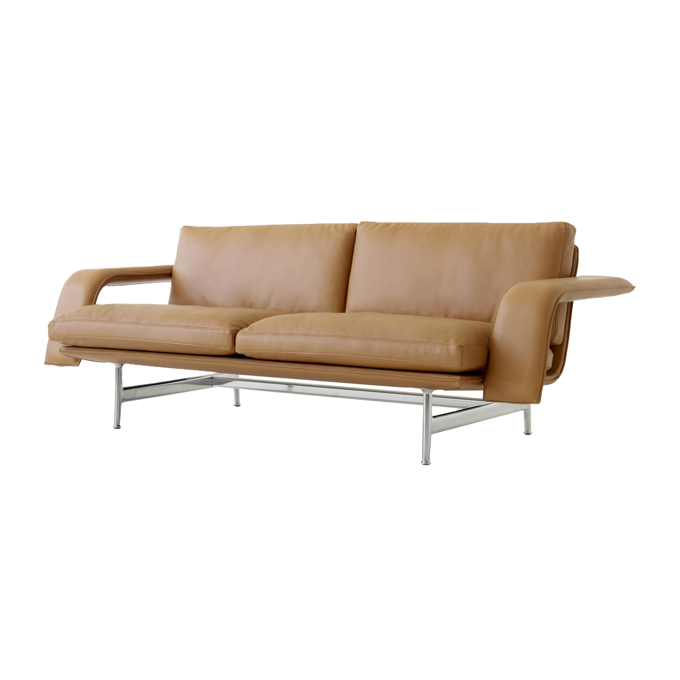 Sofa MEANTIME AV30 Cognac Leather AND TRADITION