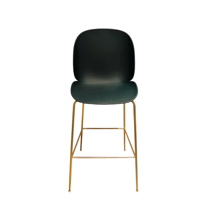 Tabouret haut BEETLE BAR H 75 Vert fougère GUBI