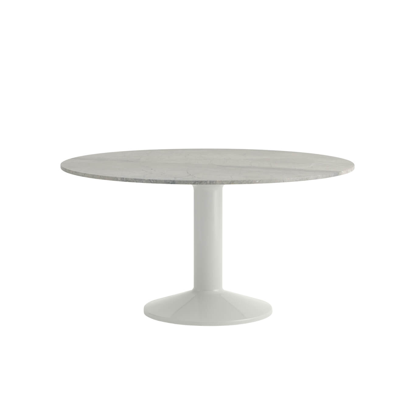 Dining Table MIDST Ø 140 Grey marble/grey MUUTO