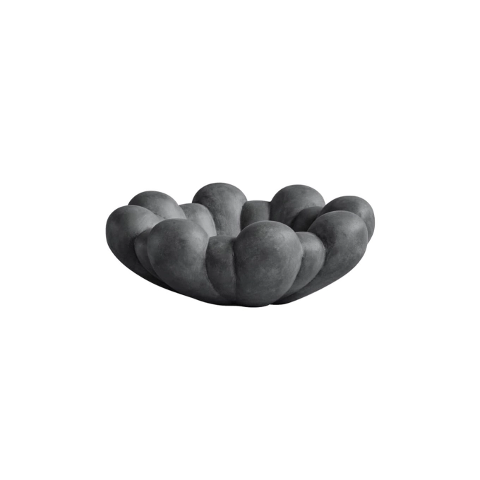 Table Centrepiece BLOOM TRAY big Dark grey 101 COPENHAGEN