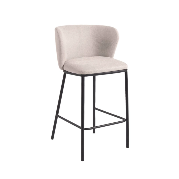 CISELIA H 65 Chenille Beige / Noir KAVE HOME