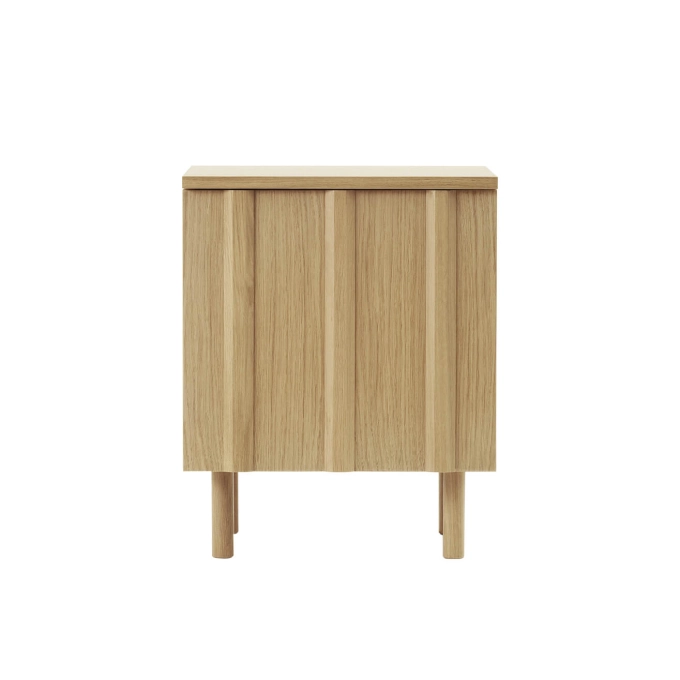 Bedside Table RIB Natural Oak NORMANN COPENHAGEN