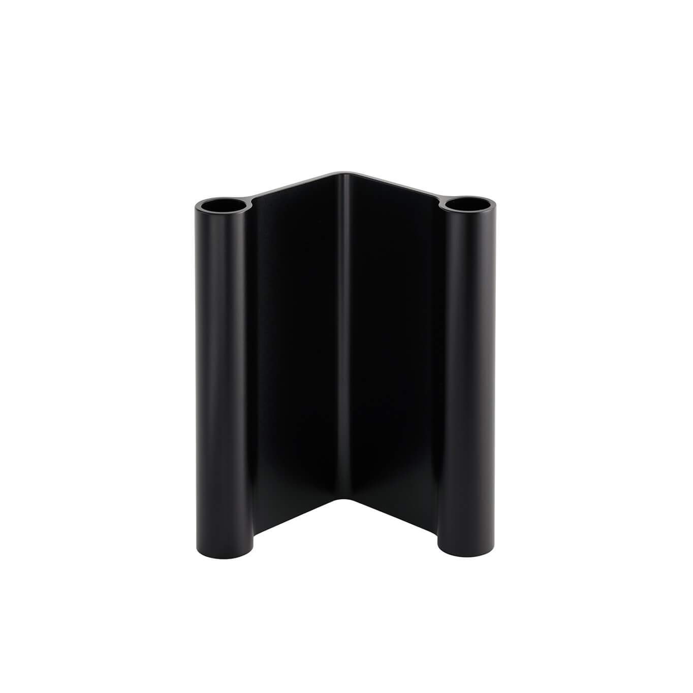 Photophore, bougeoir et bougie PAIR H 18 Noir MUUTO