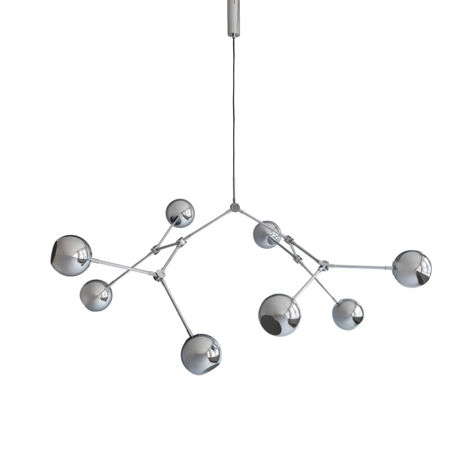 Pendant Light DROP CHANDELIER GLOBE Chrome 101 COPENHAGEN