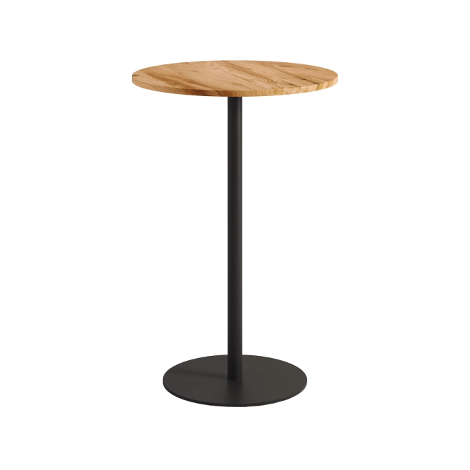Table MOKA Chêne/Noir Graphite H 105 TIPTOE