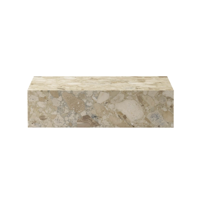 Table basse PLINTH LOW Kunis Breccia AUDO COPENHAGEN