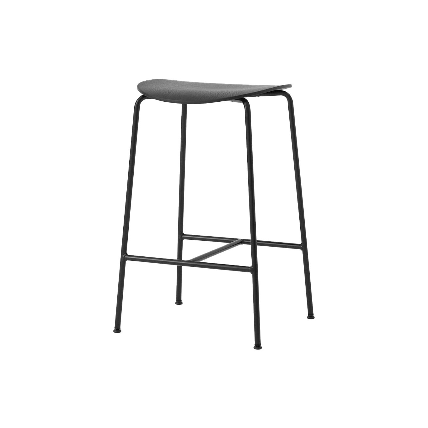 Bar Stool PAVILION AV37 Black Oak AND TRADITION