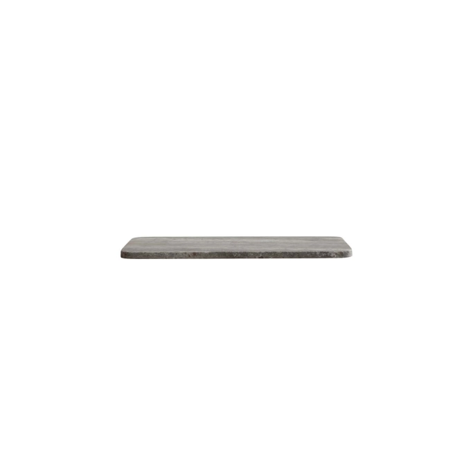 Tray, Dish ENKEI TRAY rectangular mini Silver travertine 101 COPENHAGEN