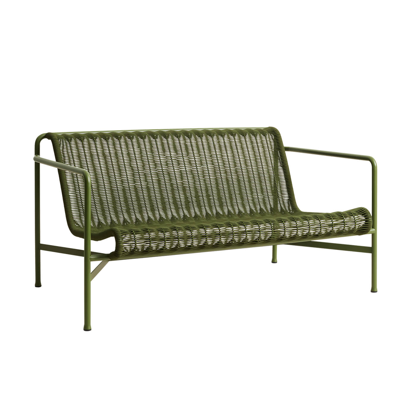 Outdoor Sofa PALISSADE CORD Lounge Sofa Olive HAY