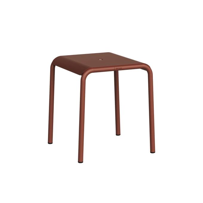 Outdoor Stool PANORAMA Brick Red TIPTOE