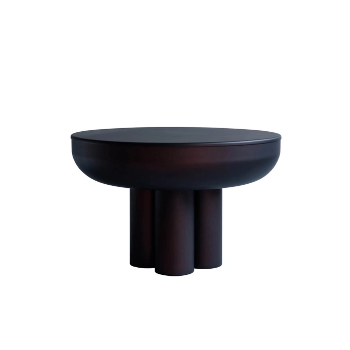 Table basse CROWN LOW métal Noir brûlé 101 COPENHAGEN
