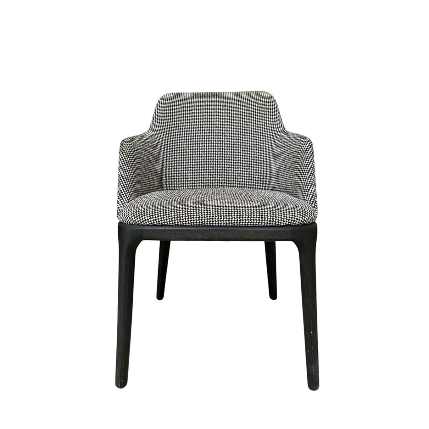 Chaise GRACE noir et blanc POLIFORM