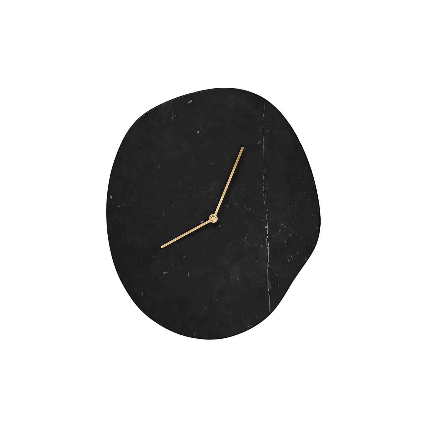 Horloge MELT Marbre Noir FERM LIVING