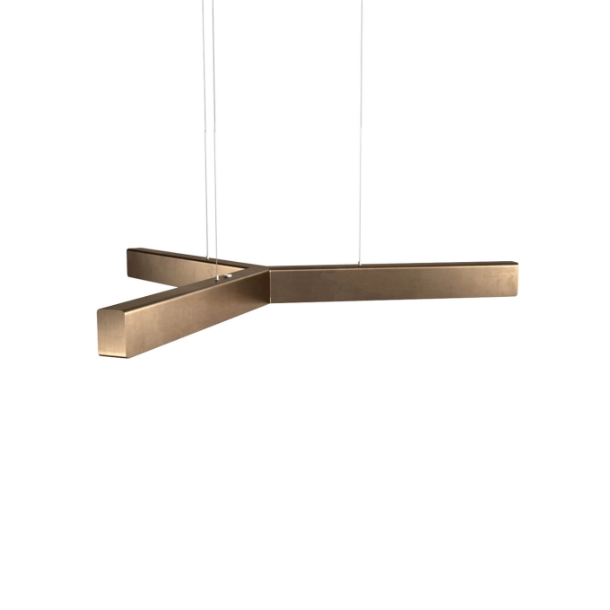 Pendant Light Y-MODEL Browned Brass ANOUR