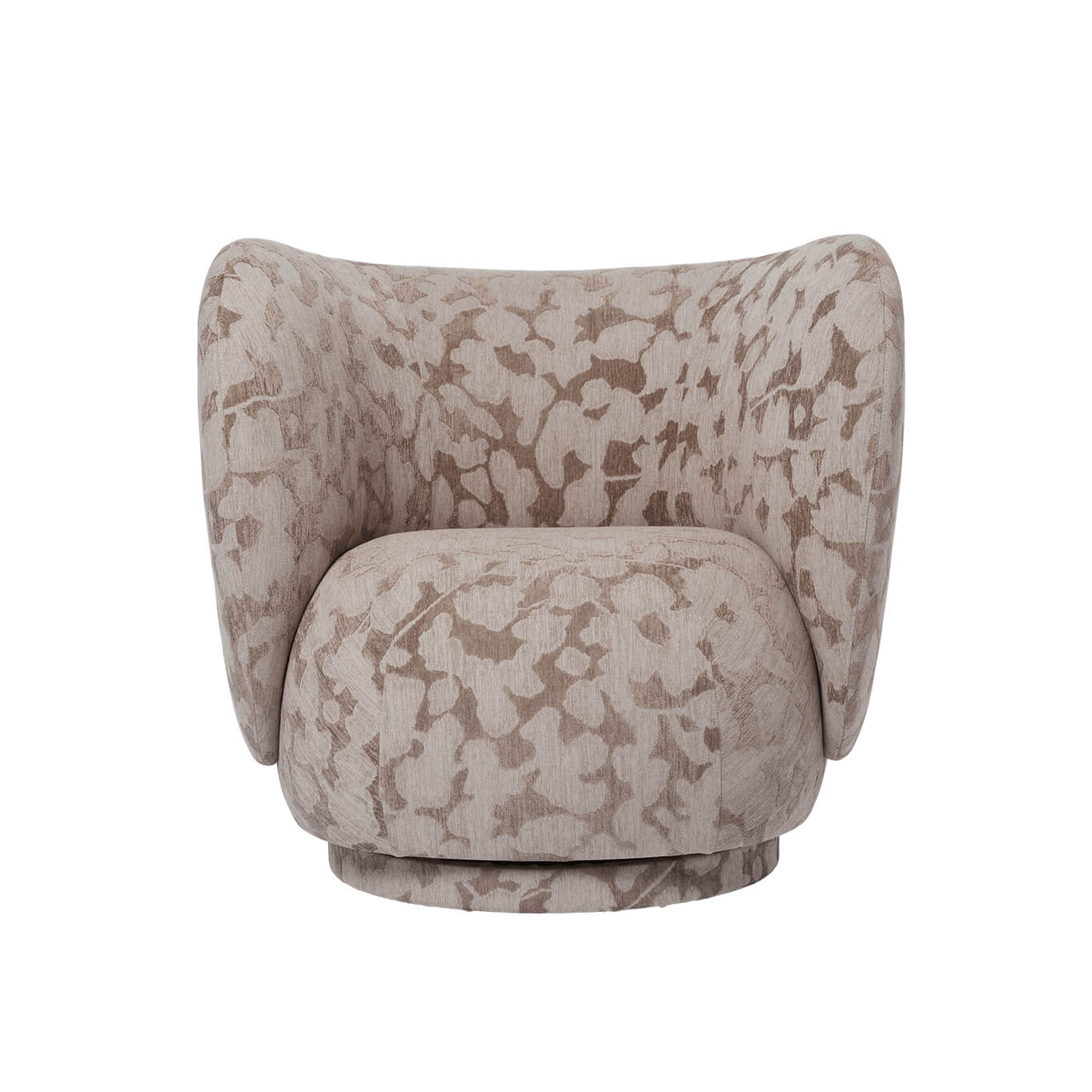 Fauteuil RICO Pivotant Cilla Taupe FERM LIVING