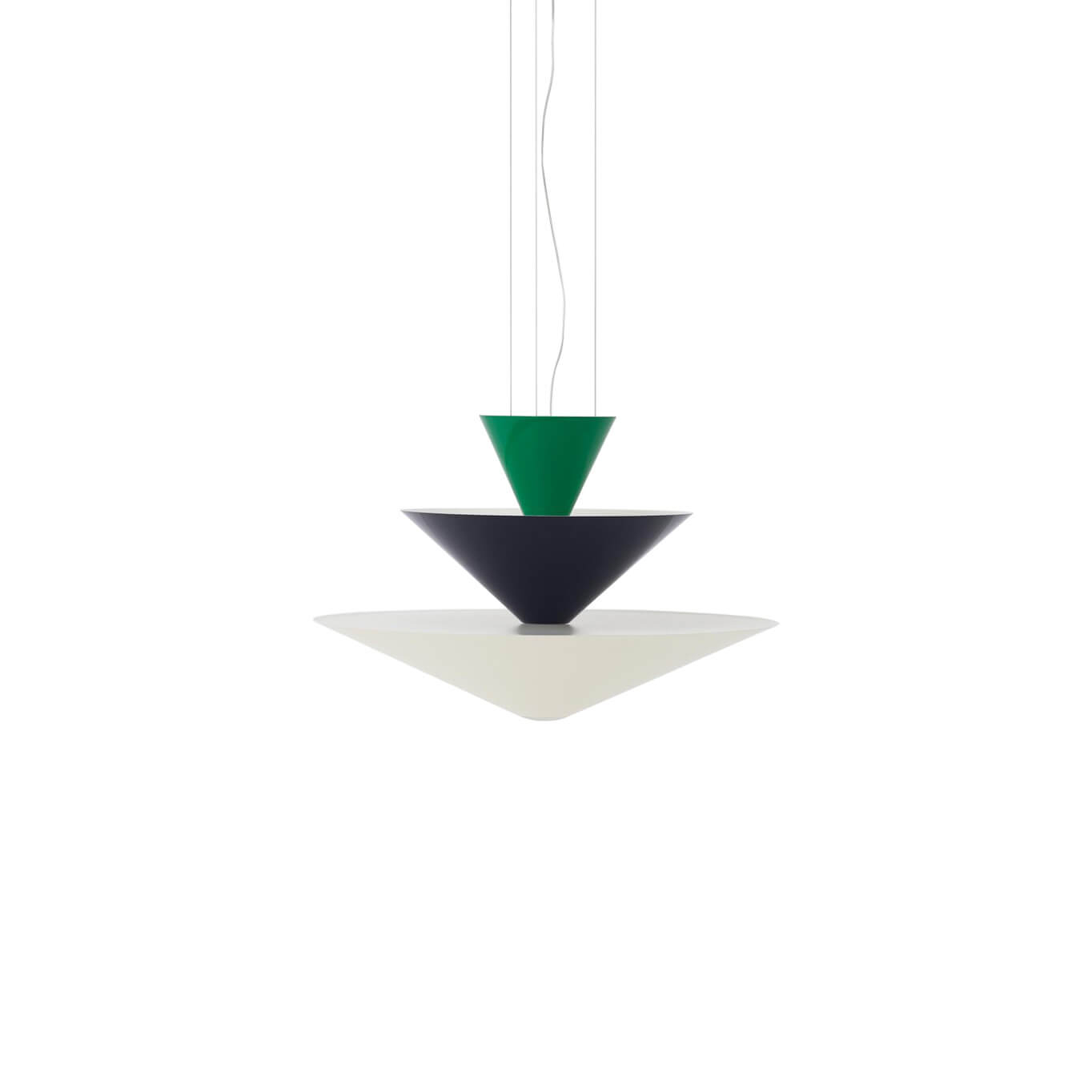 GIO LN14 Vert Signal, Bleu Profond & Blanc Ecru AND TRADITION