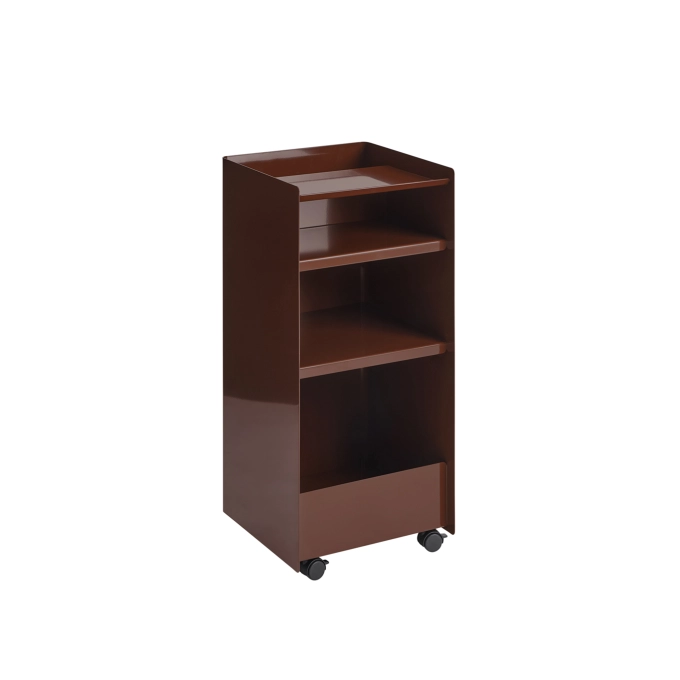 Trolley FOLDED open H 83,7 Dark Red MUUTO