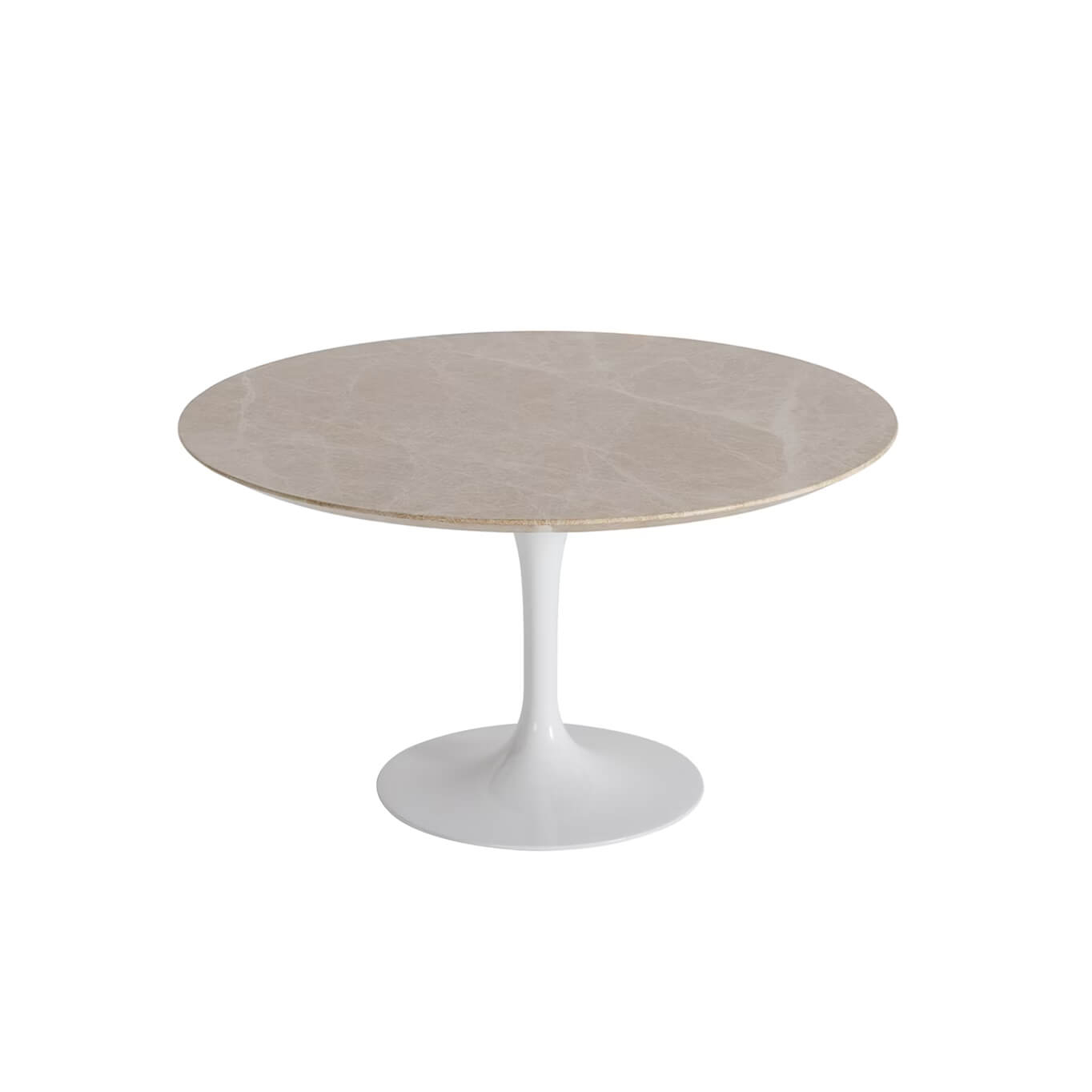 Coffee Table SAARINEN Emperador Light High-gloss marble KNOLL
