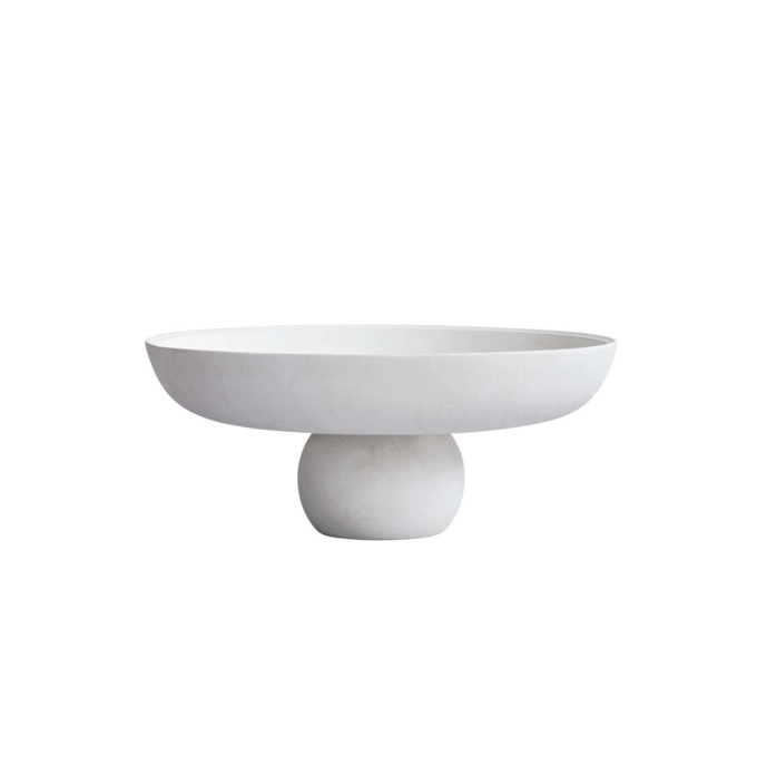 Table Centrepiece BABURU BOWL big Bone white 101 COPENHAGEN