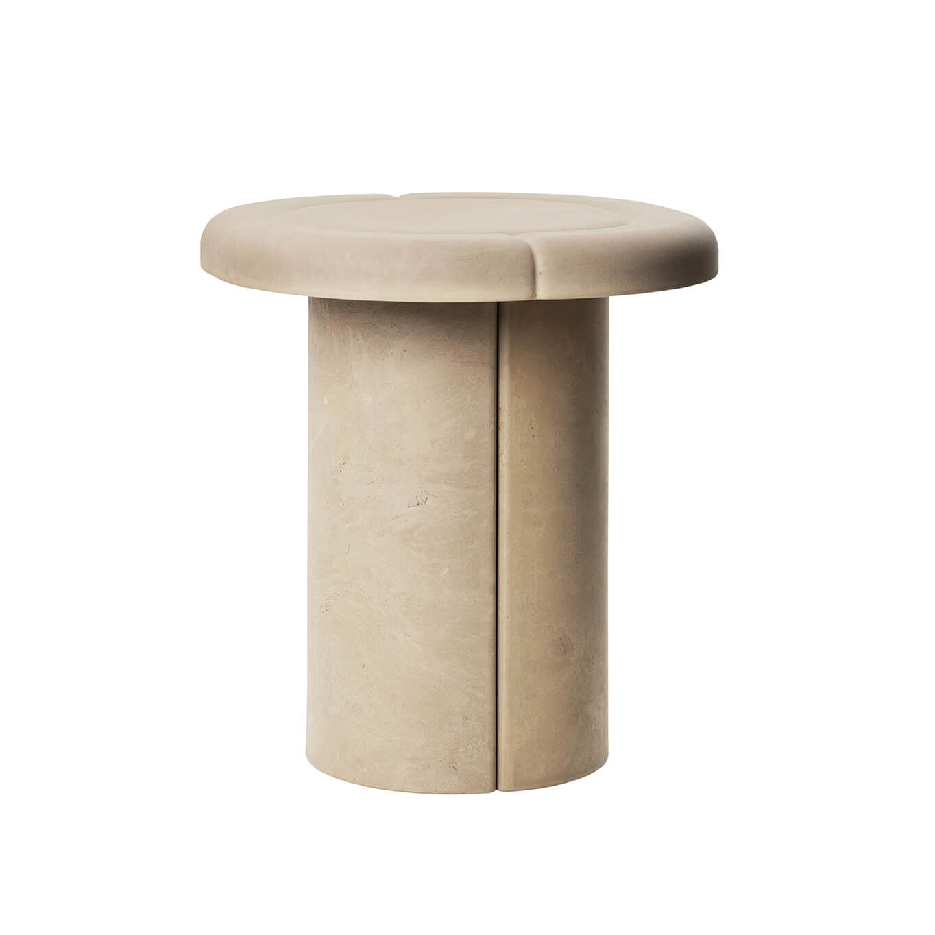 Table d'appoint guéridon ALDER Sable MATER