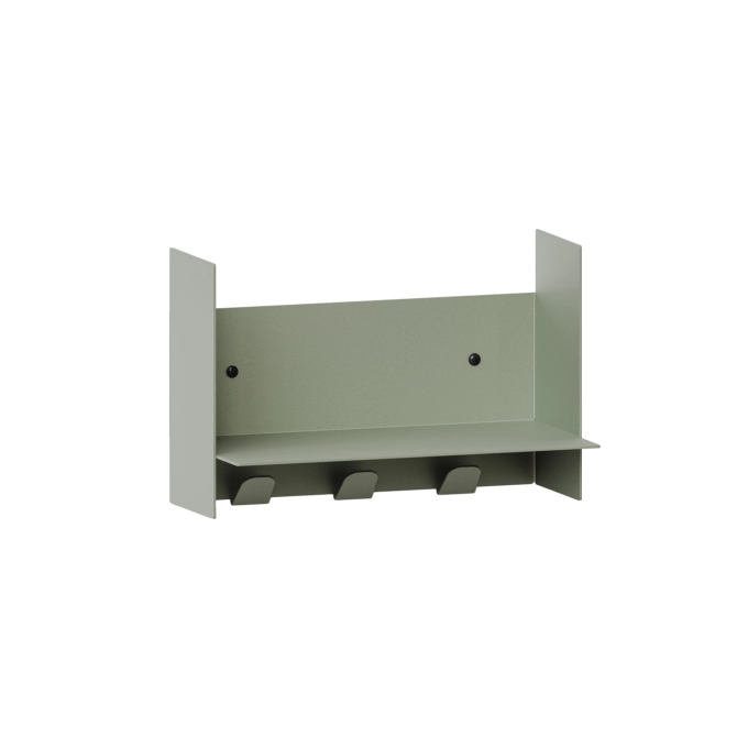 Shelving PLI Eucalyptus Grey with coat racks L 30 TIPTOE