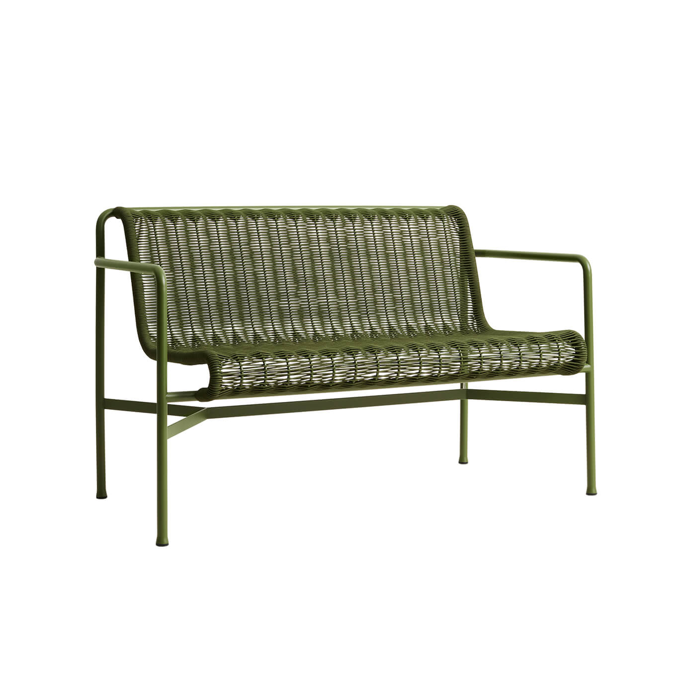 Banc extérieur Banc PALISSADE CORD Dining Olive HAY