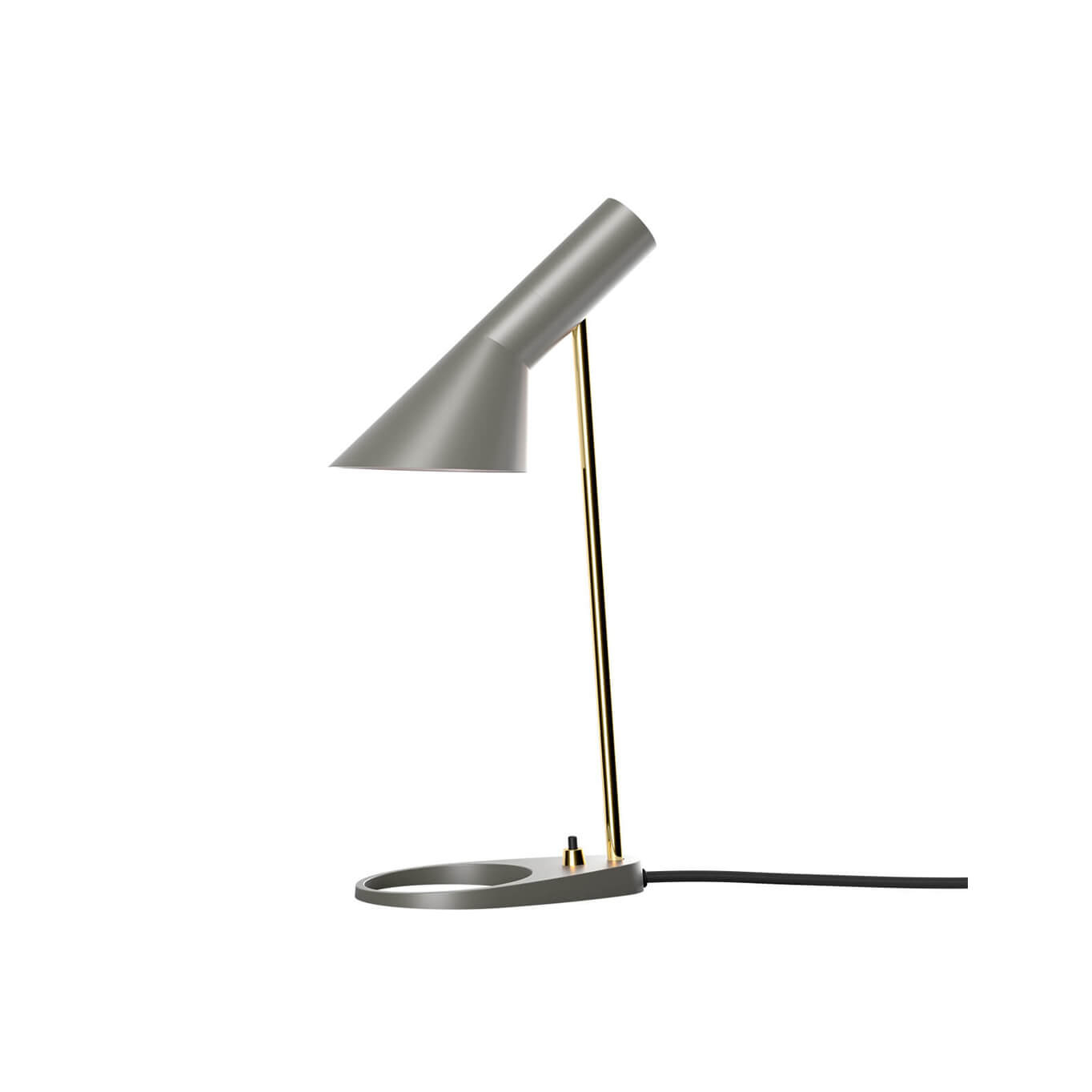 Lampe à poser AJ MINI TABLE Gris Chaud / Laiton LOUIS POULSEN