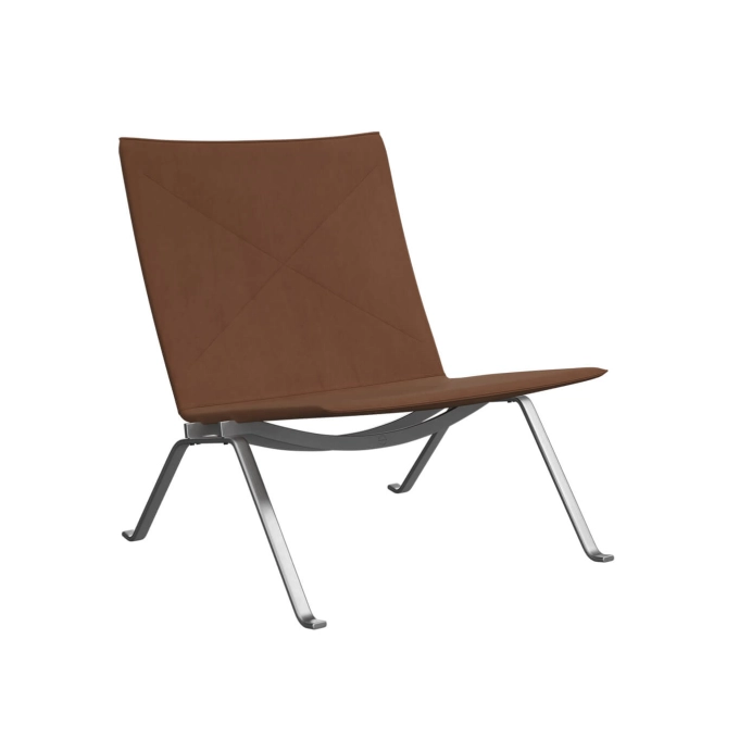 Easy chair PK22 Haze Leather Walnut FRITZ HANSEN
