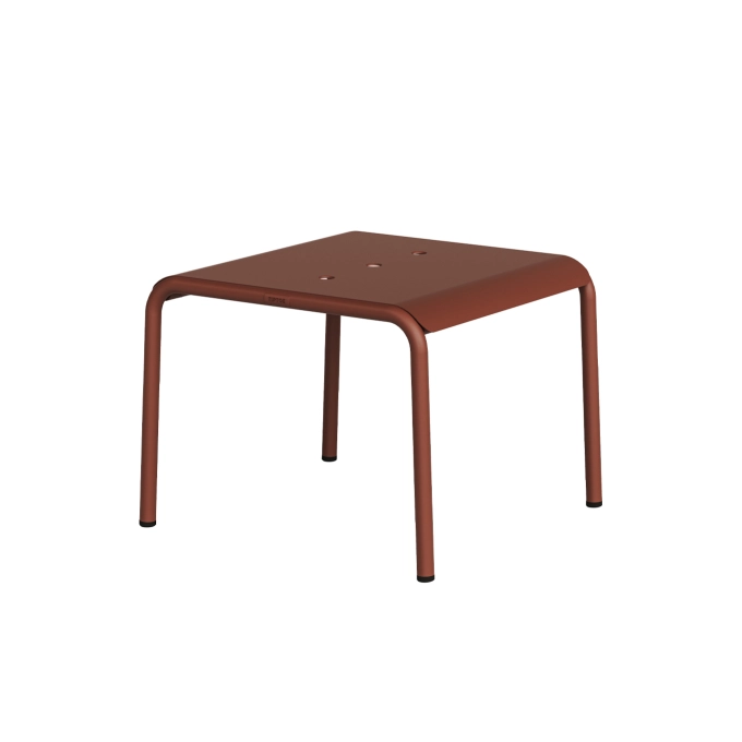 Outdoor Coffee Table PANORAMA Brick Red TIPTOE