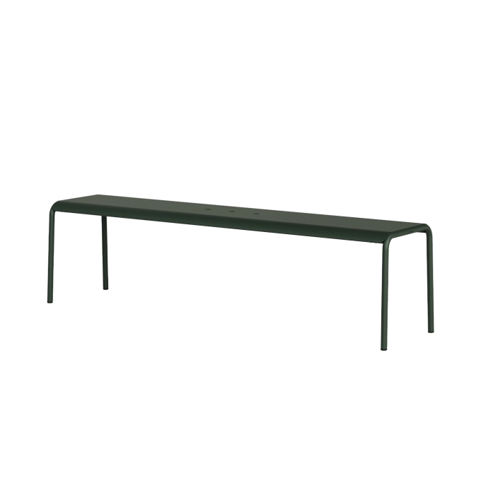 Outdoor Bench PANORAMA Forest Green L 170 TIPTOE
