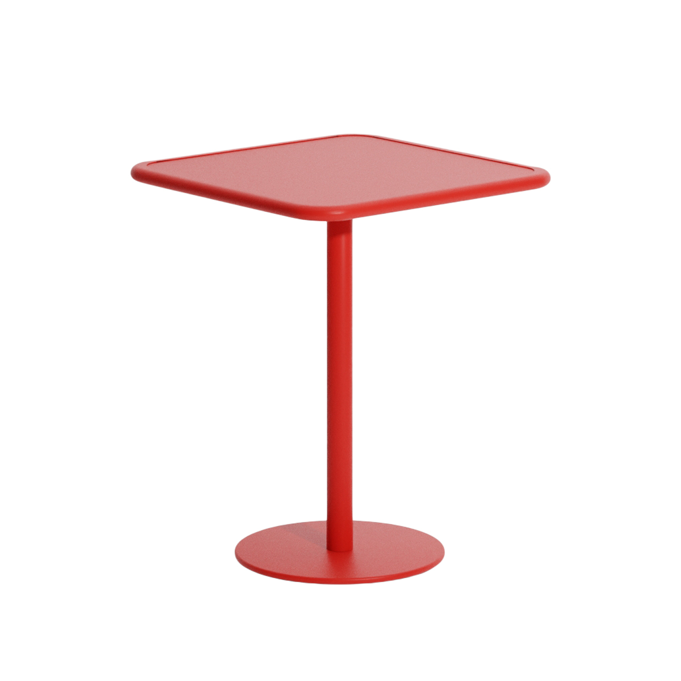 Table extérieure WEEK-END carrée Rouge PETITE FRITURE