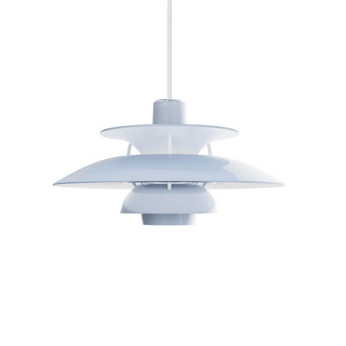 Pendant Light PH 5 OPAL 320 Opal Pale Blue LOUIS POULSEN