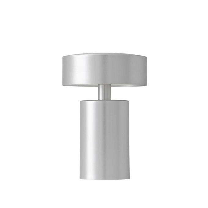 Portable Lamp COLUMN TABLE Brushed Aluminium AUDO COPENHAGEN