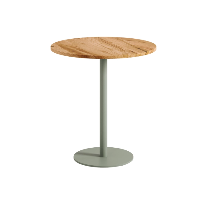 Dining Table MOKA Oak/Eucalyptus Grey Ø 70 TIPTOE