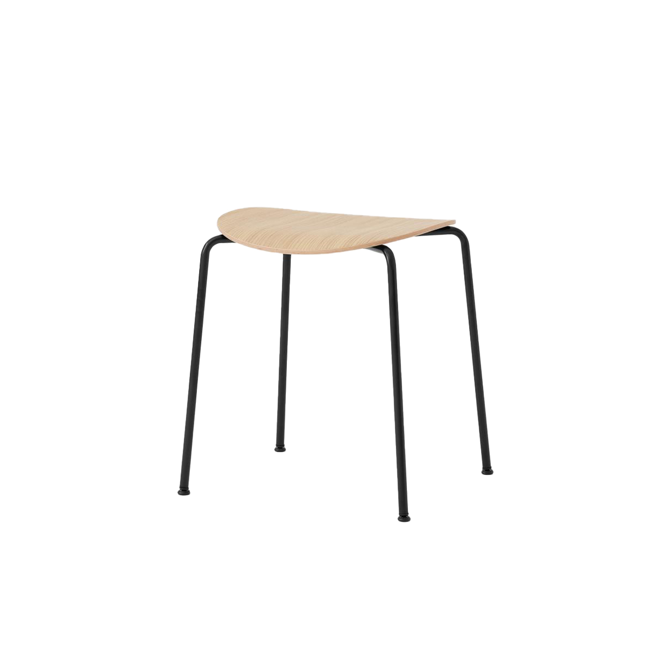 Stool PAVILION AV36 Lacquered Oak AND TRADITION