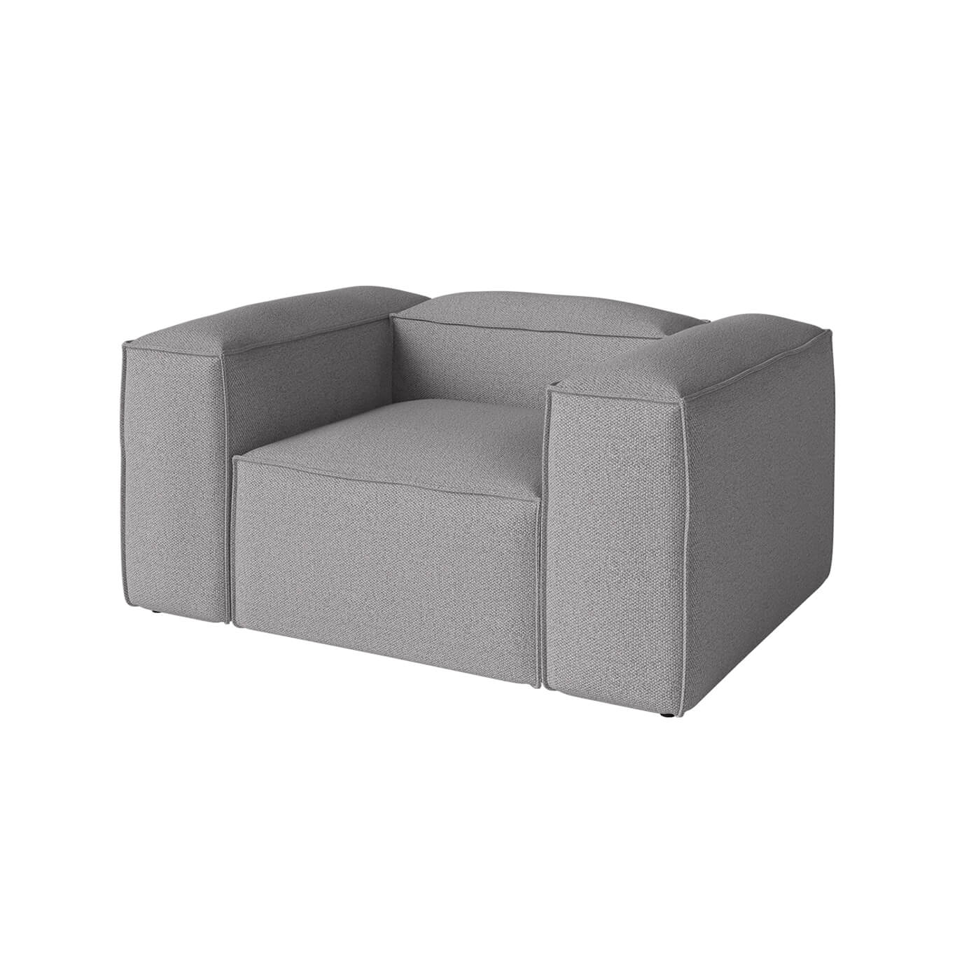 Fauteuil COSIMA Monza Light grey BOLIA