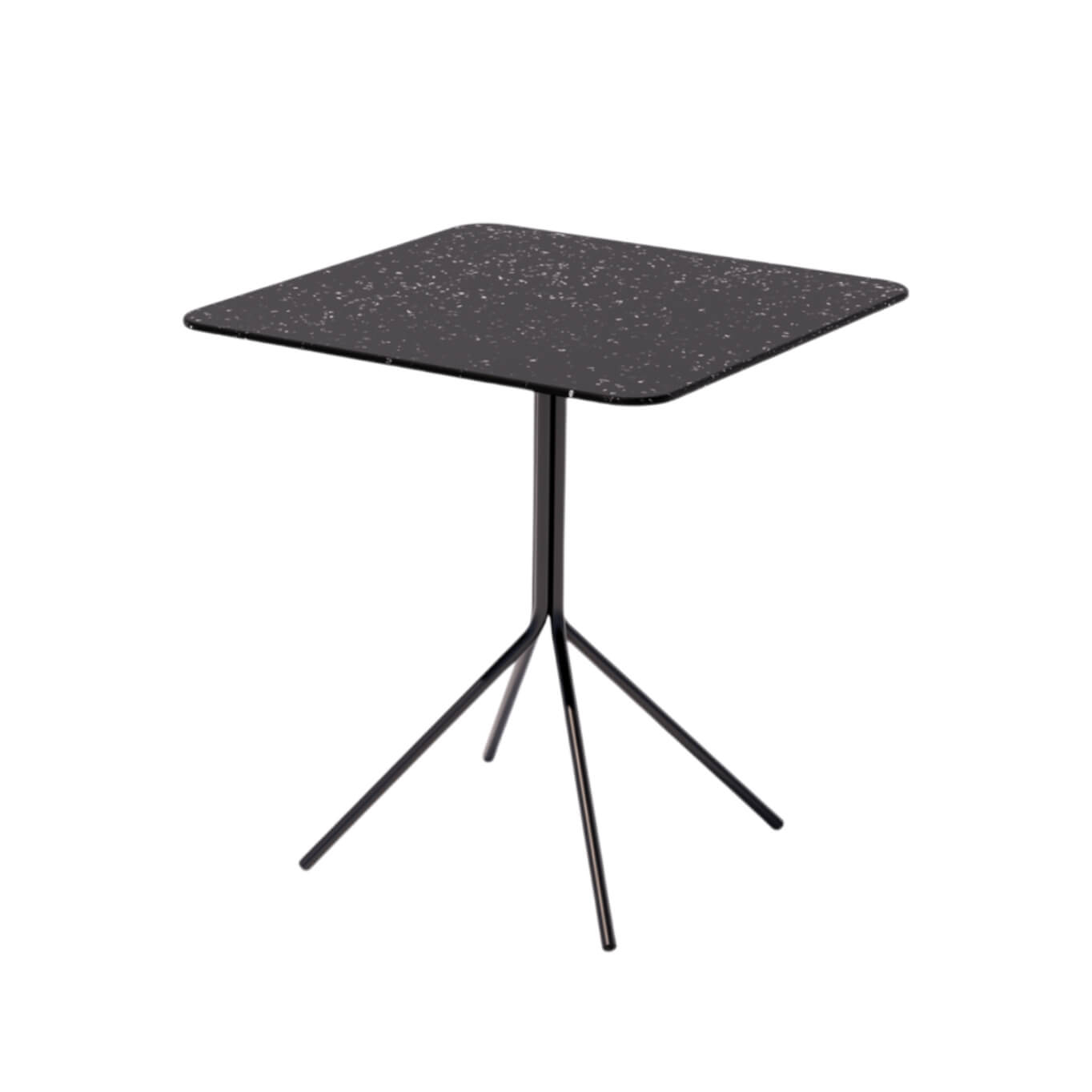 Table KOMBU 84 Carrée Coquillages Noir NOMA