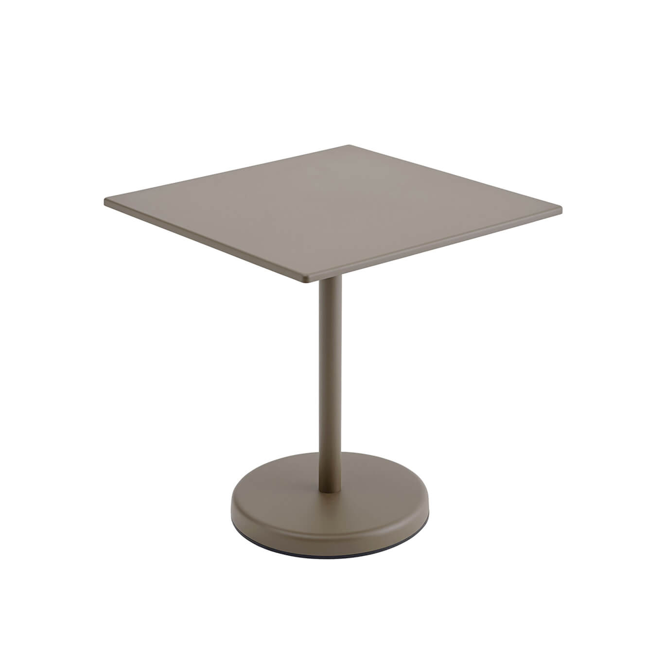 Outdoor Table LINEAR STEEL CAFÉ 70x70 Taupe MUUTO