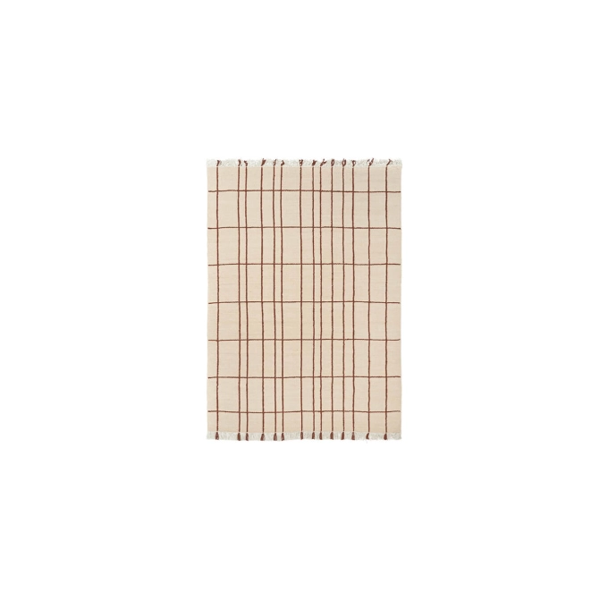Tapis SEN Beige Marron FERM LIVING