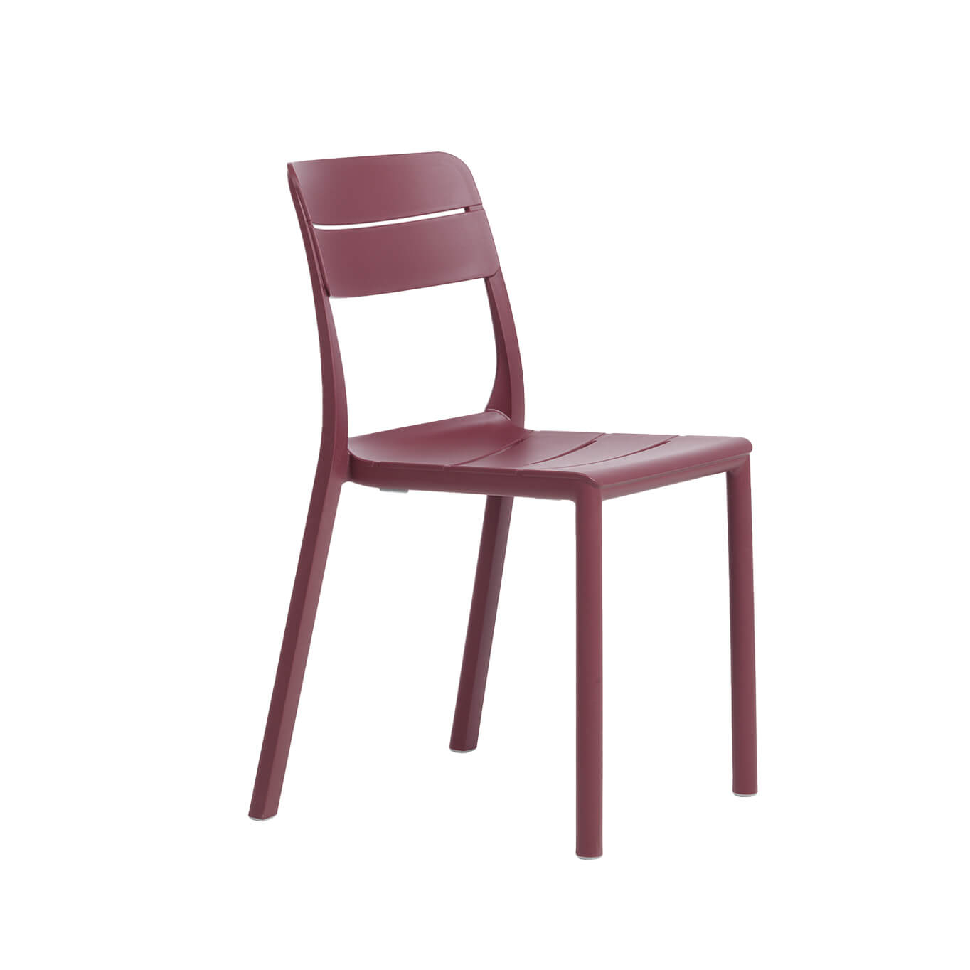 Outdoor Chair and Small Lounge Chair CASSIA BISTROT Burgundy NARDI