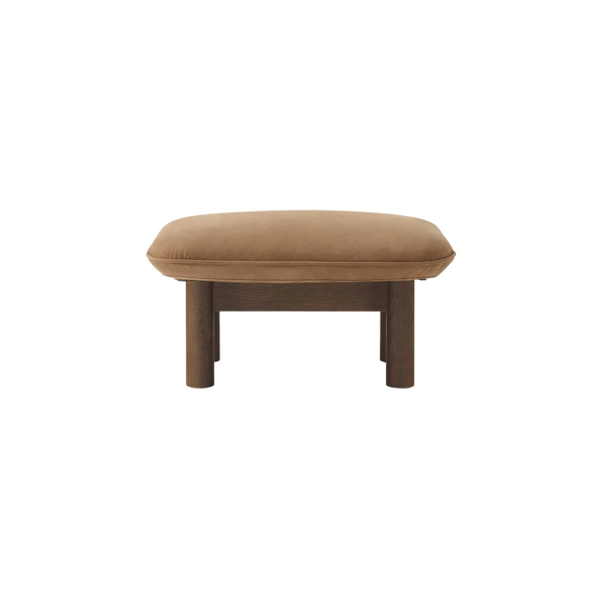 Pouf BRASILIA Chêne Foncé/ Dunes Camel 21004 AUDO COPENHAGEN