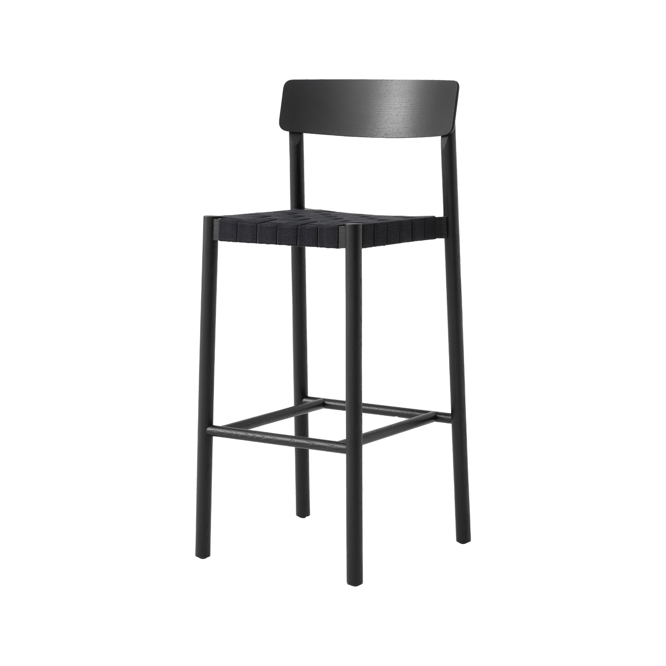 Bar Stool BETTY TK15 Black ash / Black AND TRADITION