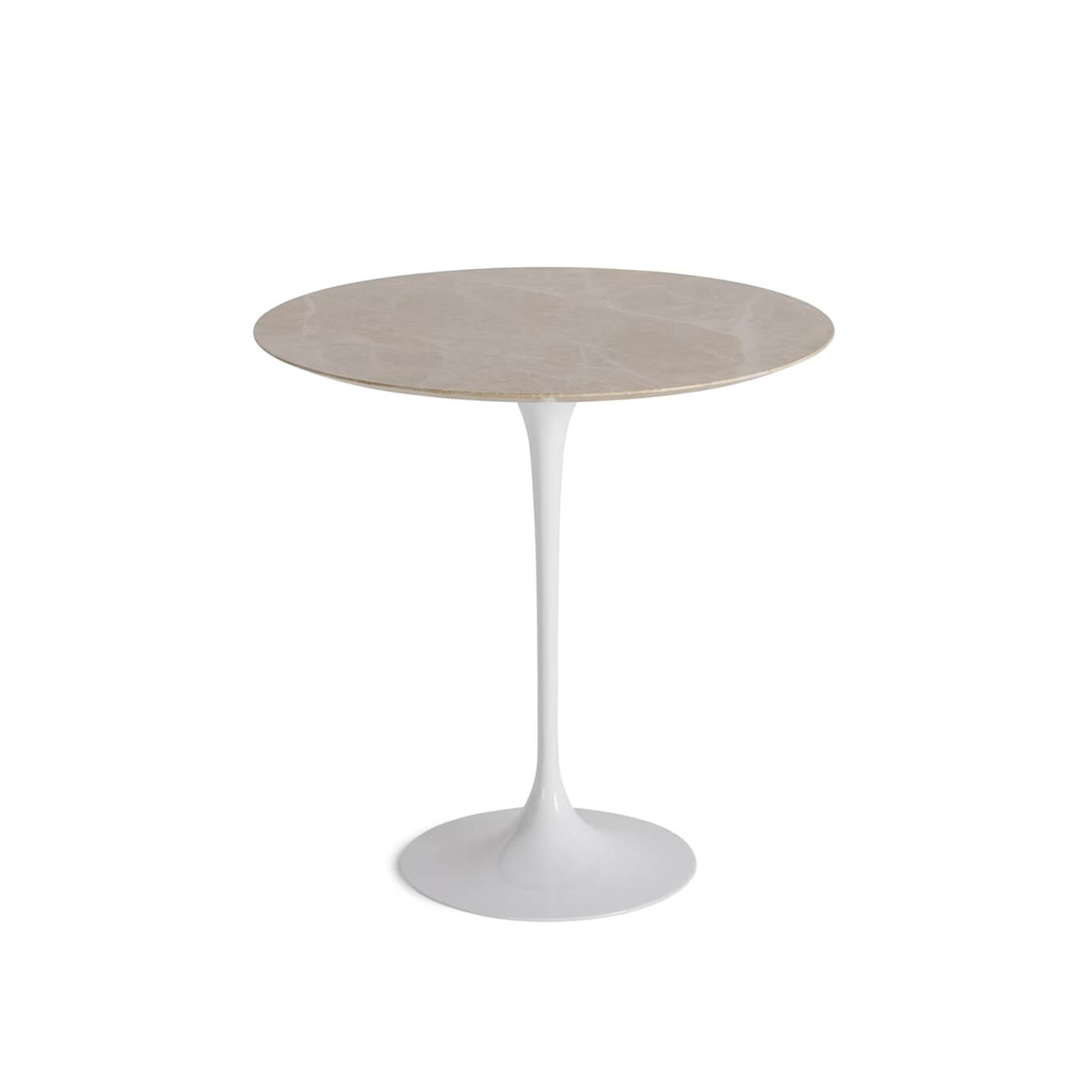 Side Table SAARINEN Emperador Light satin-finish marble KNOLL